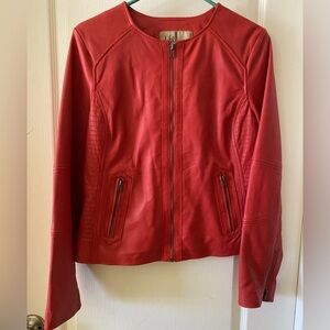 Wilson’s leather red jacket women’s size-M
